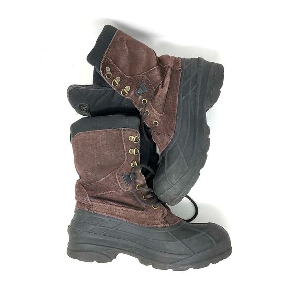 Kamik Nationplus Men’s Size 9 Waterproof Insulated Snow Rain Boots Brown - Picture 4 of 10